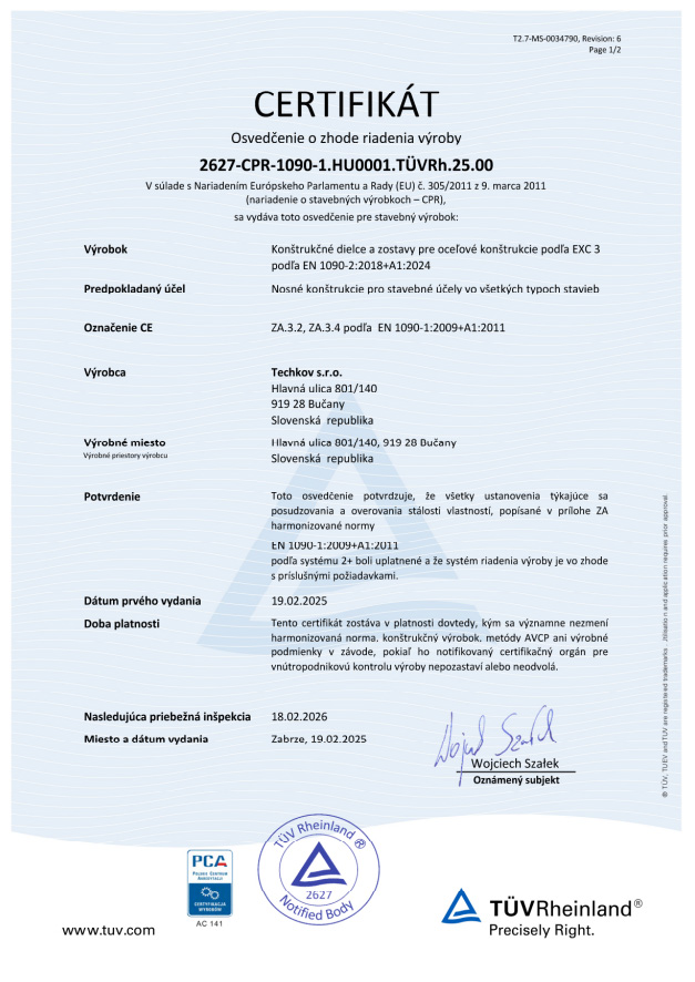 Certifikát 2