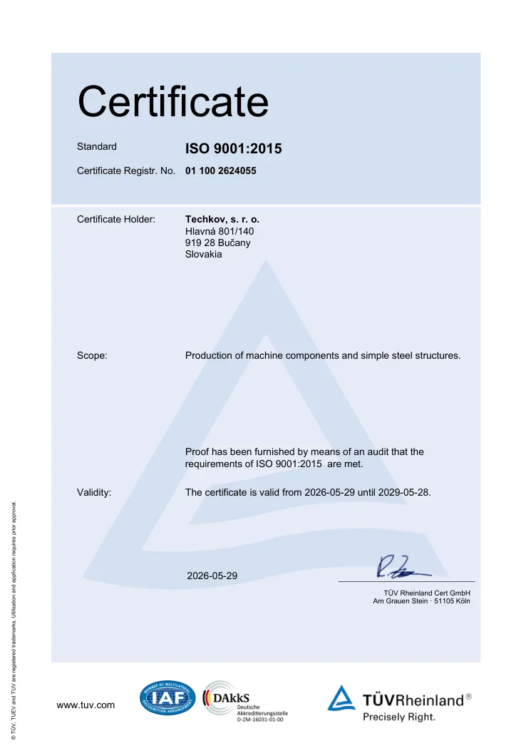 ISO 9001:2015 – Systém manažérstva kvality